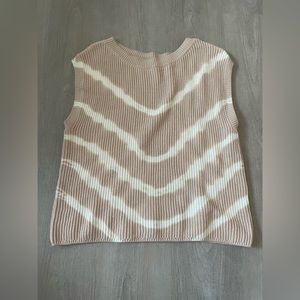Tart light pink knit top